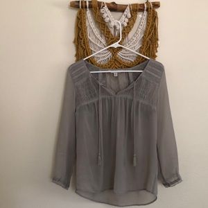 Sheer blouse